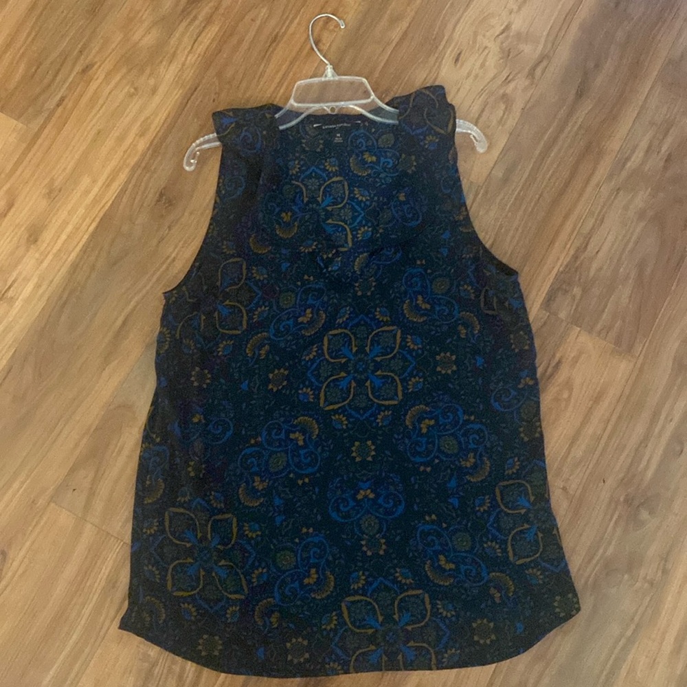 Banana Republic Sheer Patterned Top